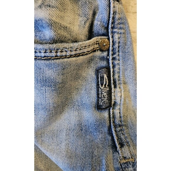 Silver Jeans Womens 30 x 31 Suki Mid Rise Skinny Super Stretch Light Wash - Picture 3 of 13